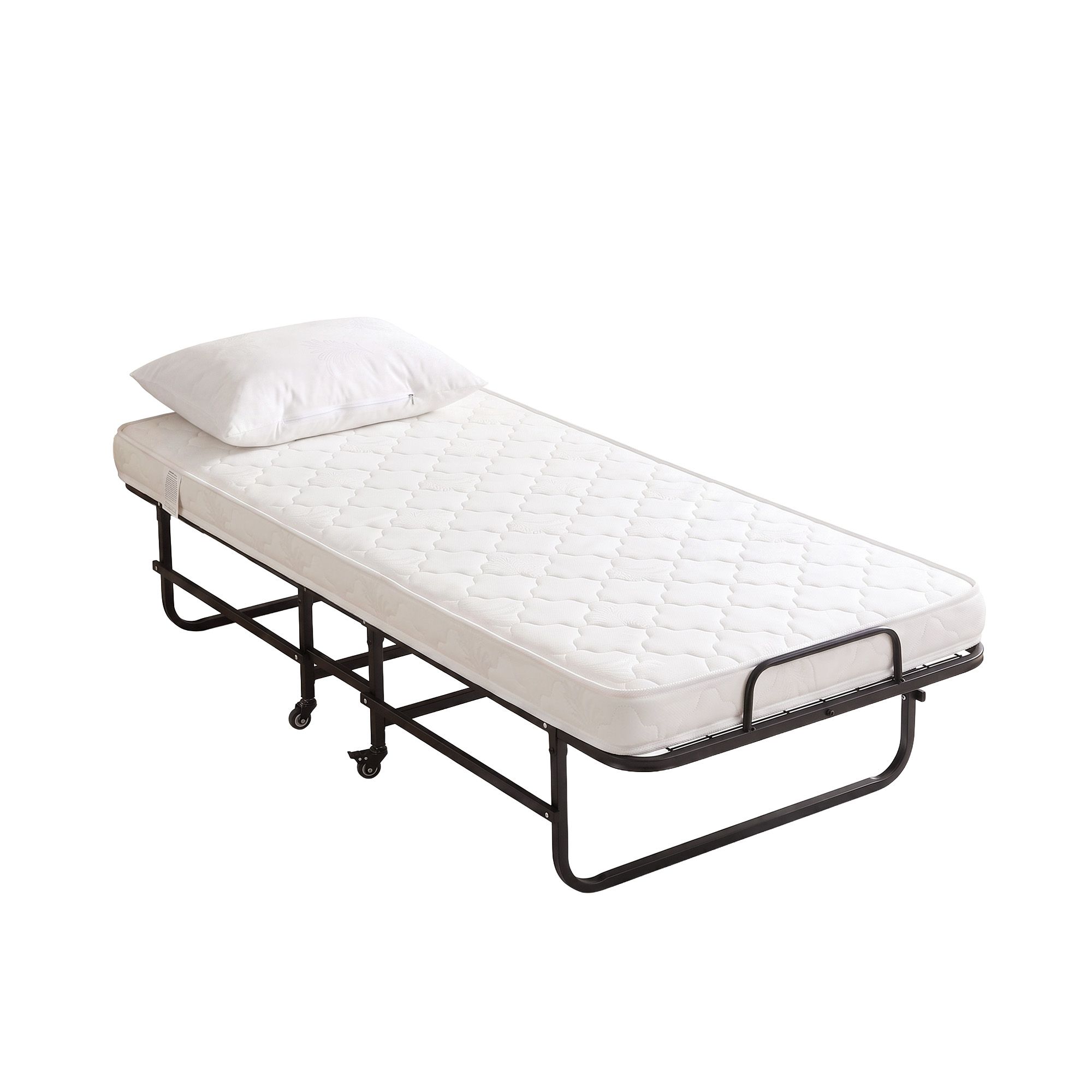 ARTISS Folding Bed with Mattress, Portable Rollaway 150kg Capacity 190CM — image 2