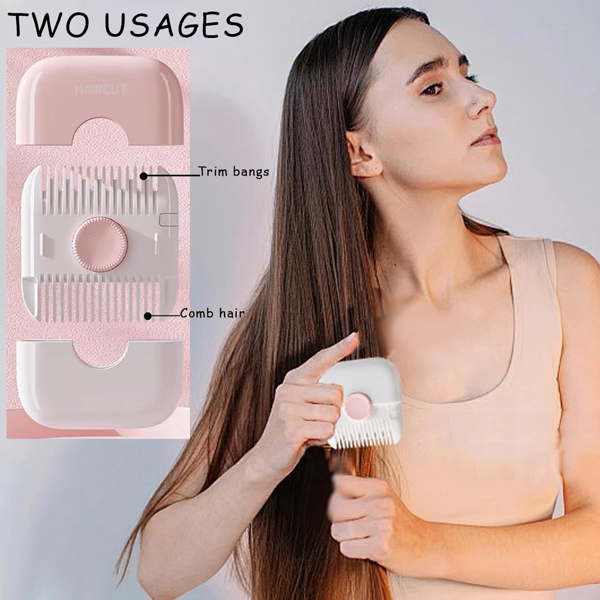 Split End Trimmer - Split End Remover - 2-In-1 Hair Clipper - Hair Trimmer - Hair Remover - Hair Styling Devices - For Head Hair - For Men and Women - Mini — image 2
