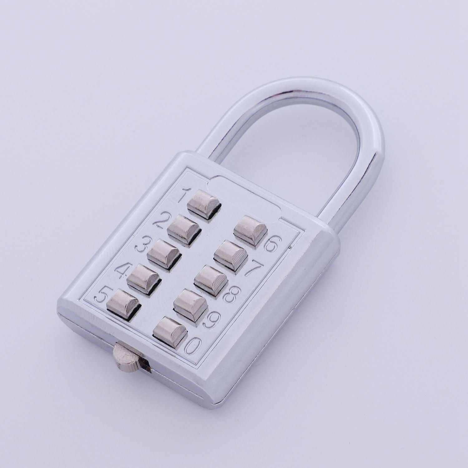 Anti-Theft Button Combination Padlock Digit Push Password Lock Zinc Alloy Security Lock Suitcase Luggage Coded Lock Cupboard โ image 4