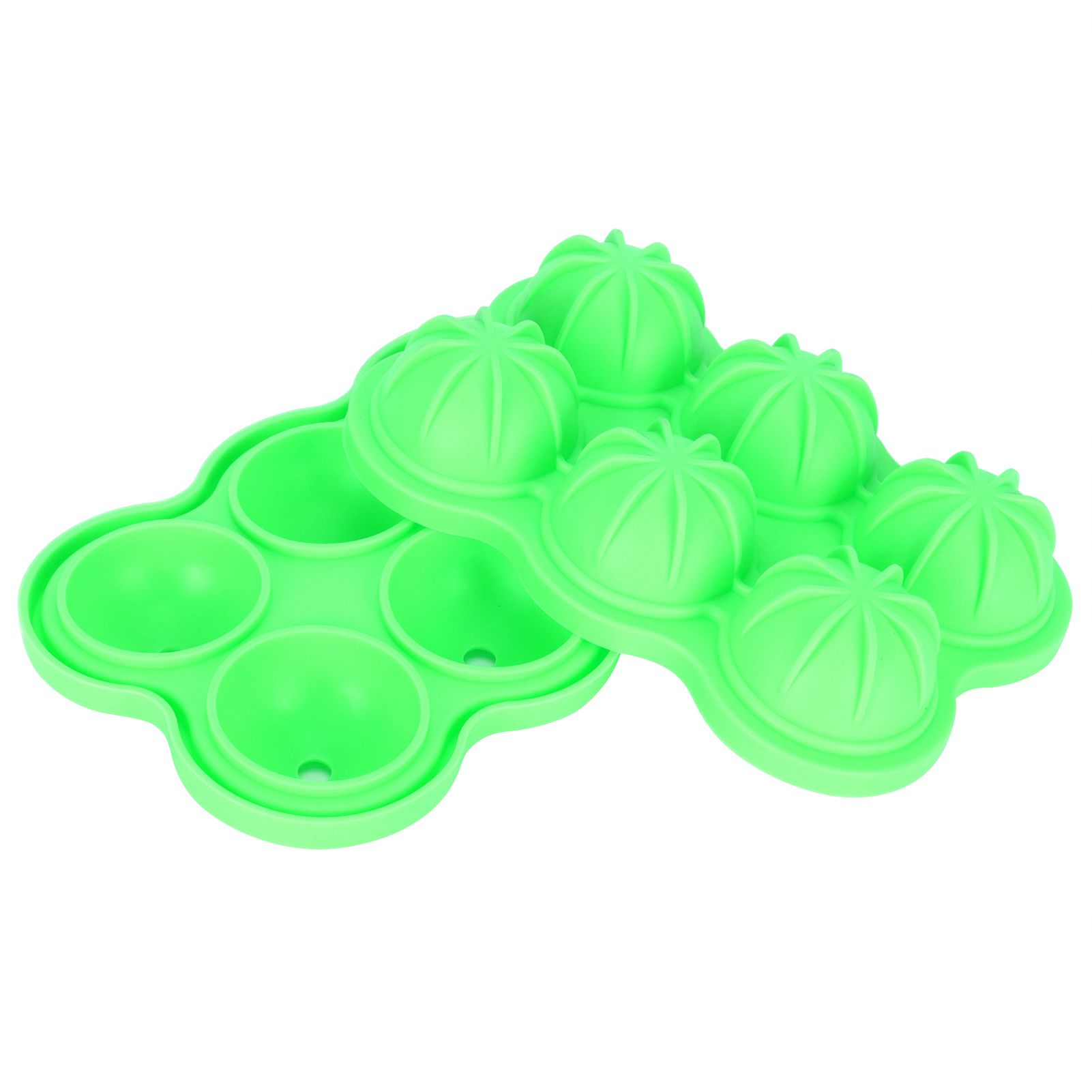6-Grid Ice Ball Maker Reusable Silicone Ice Ball Mold Tray for Home Kitchen Bar UseGreen — image 6
