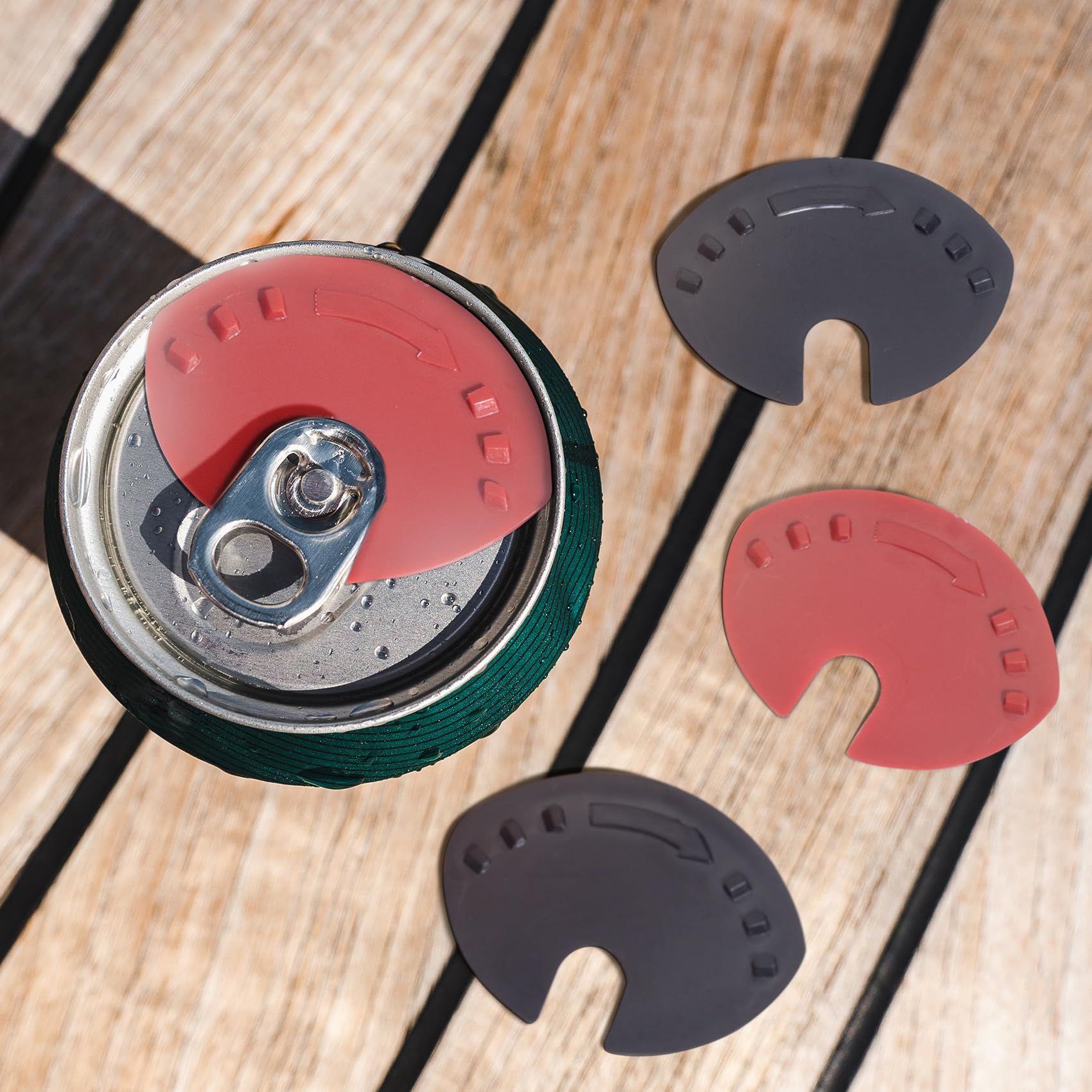 Soda Can Covers Lids 6pcs, Plastic Can Covers for Soda Lid Drink Beer Pop Beverage, Can Sealer Cap Closer Top Protector โ image 5