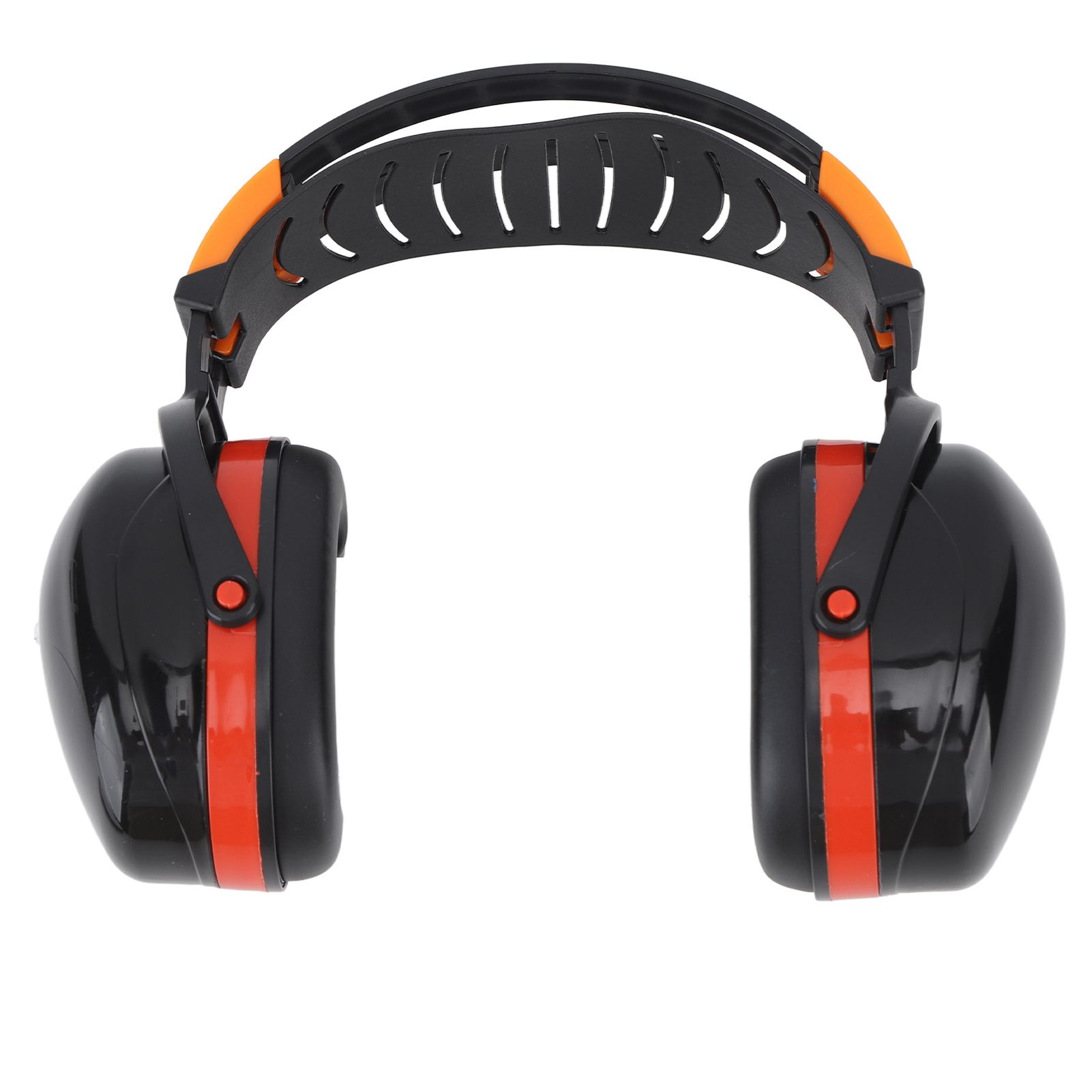 Noise Reduction Earmuffs Foldable Lightweight Hearing Protection Safety Over Head Ear Muff for Garden Shooting Mowing Black Red โ image 4