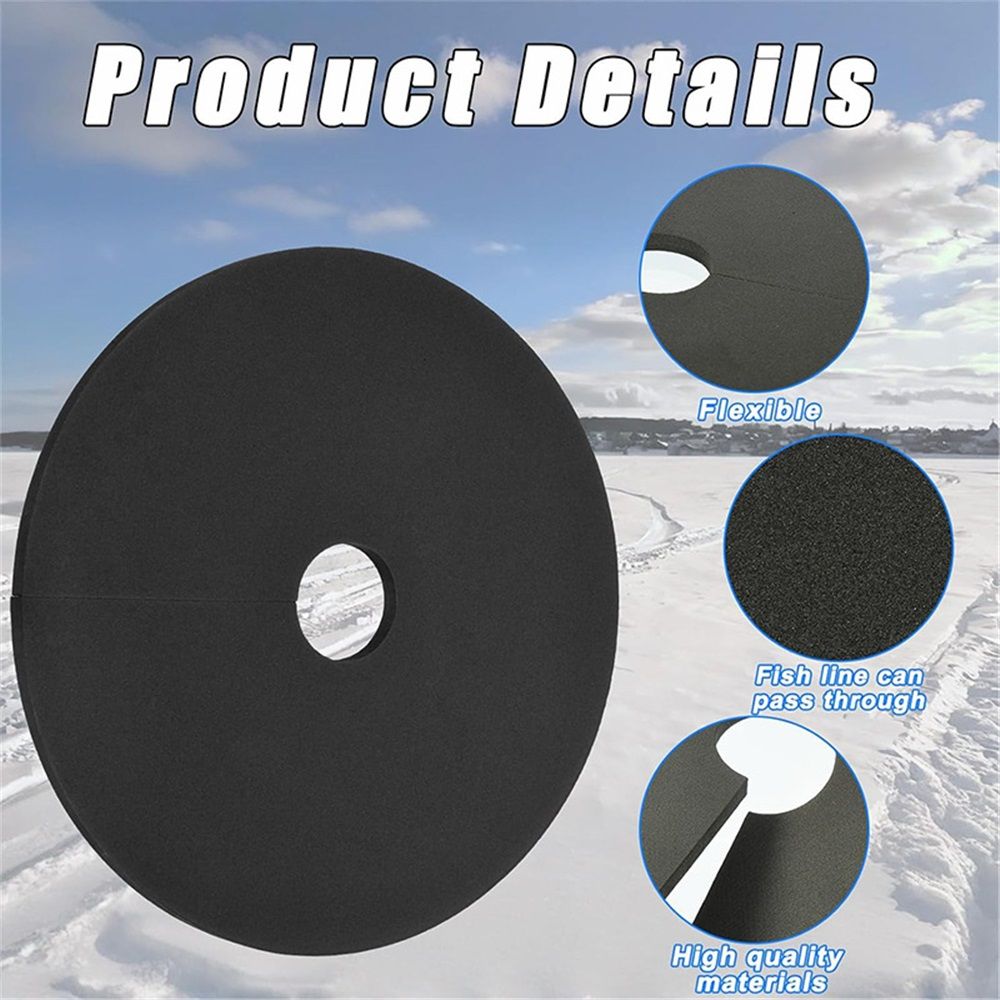 6 Pcs Ice Fishing Hole Covers- 12 Inch Ice Fishing Hole Insulator Covers- Ice Fishing Safety Hole Cover Lids for Fish Houses Winter Fishing Accessories โ image 3