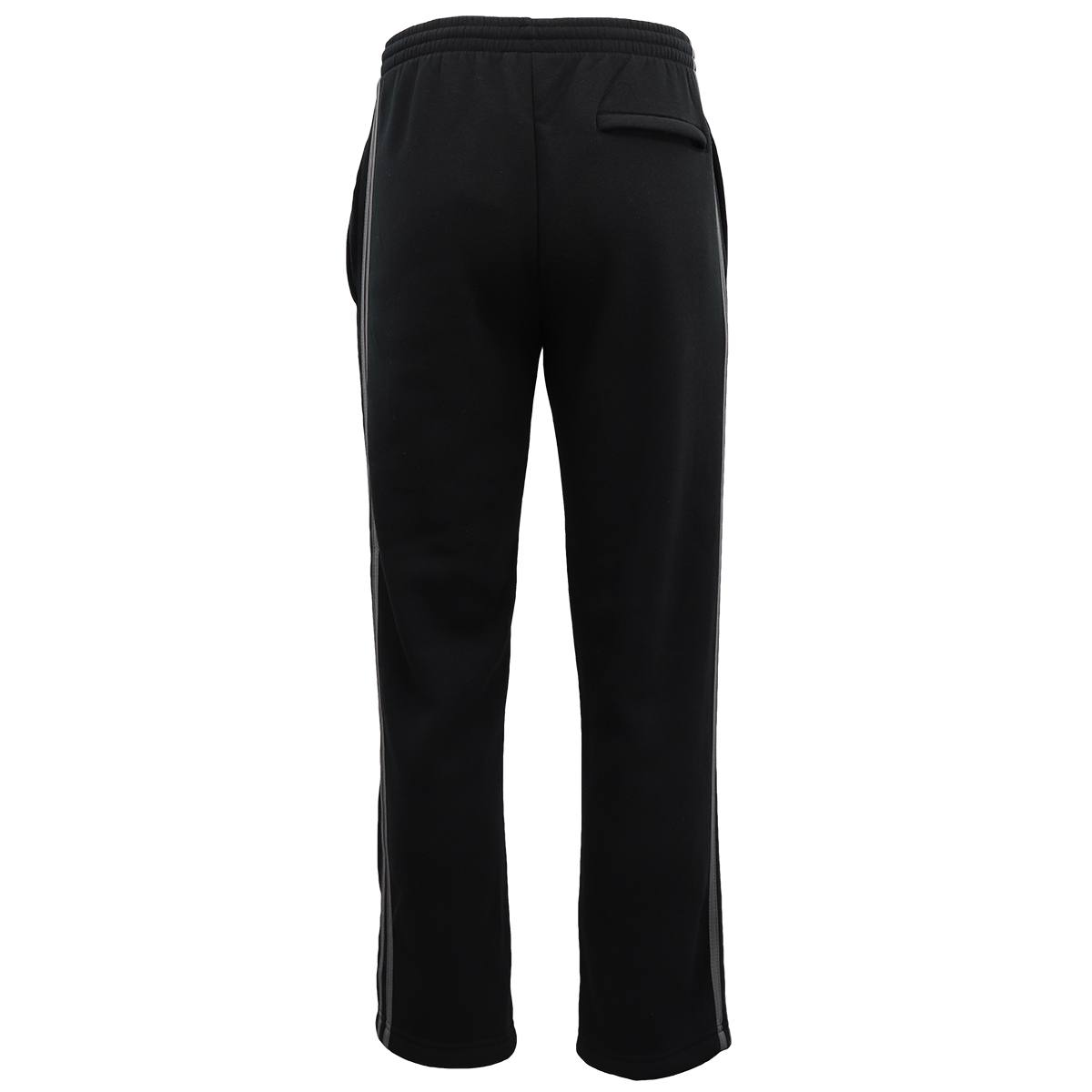 Men's Fleece Casual Sports Track Pants w Zip Pocket Striped Sweat Trousers S-6XL, Dark Grey, S — image 5