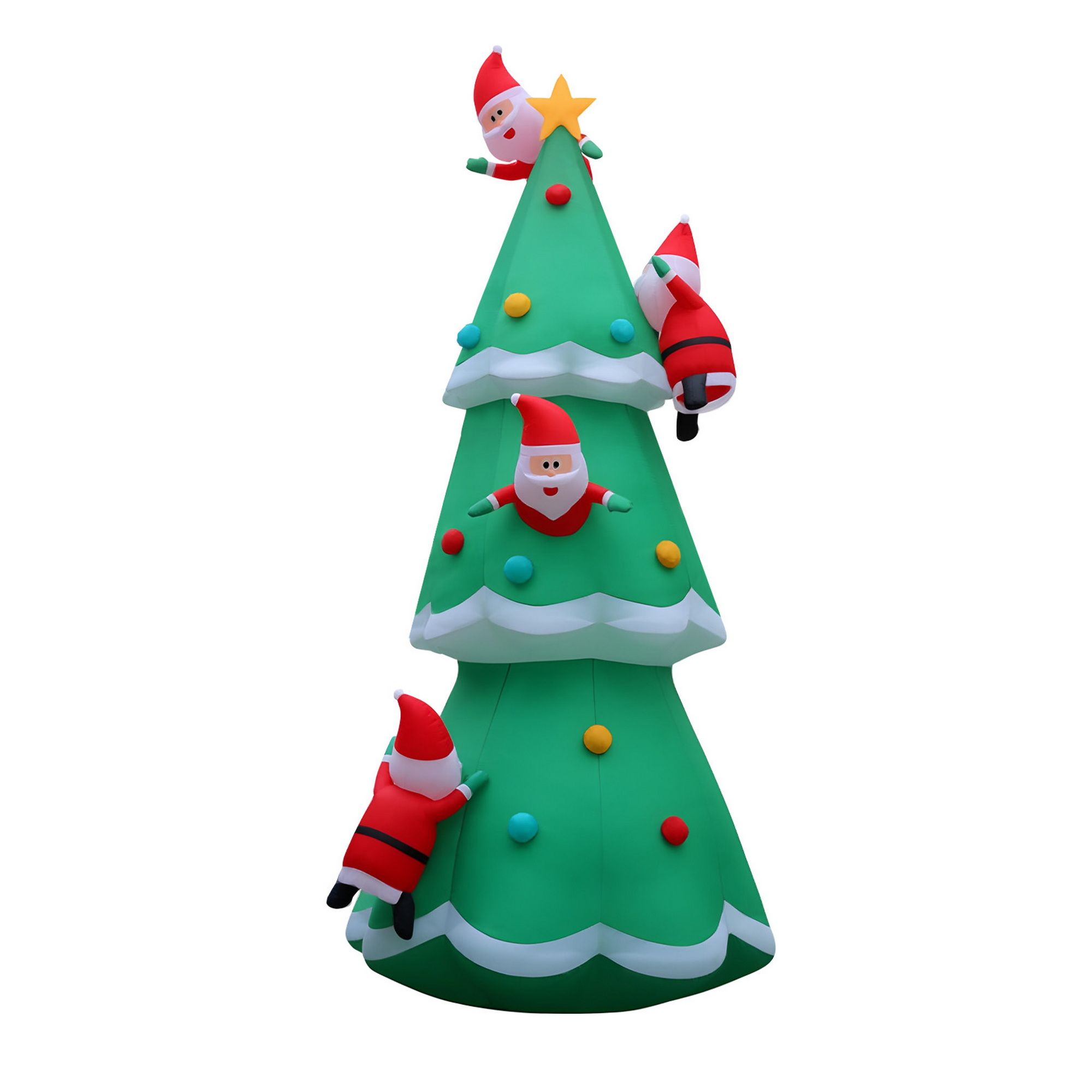 Jingle Jollys Christmas Inflatable Santa Tree 5M Illuminated Decorations โ image 3