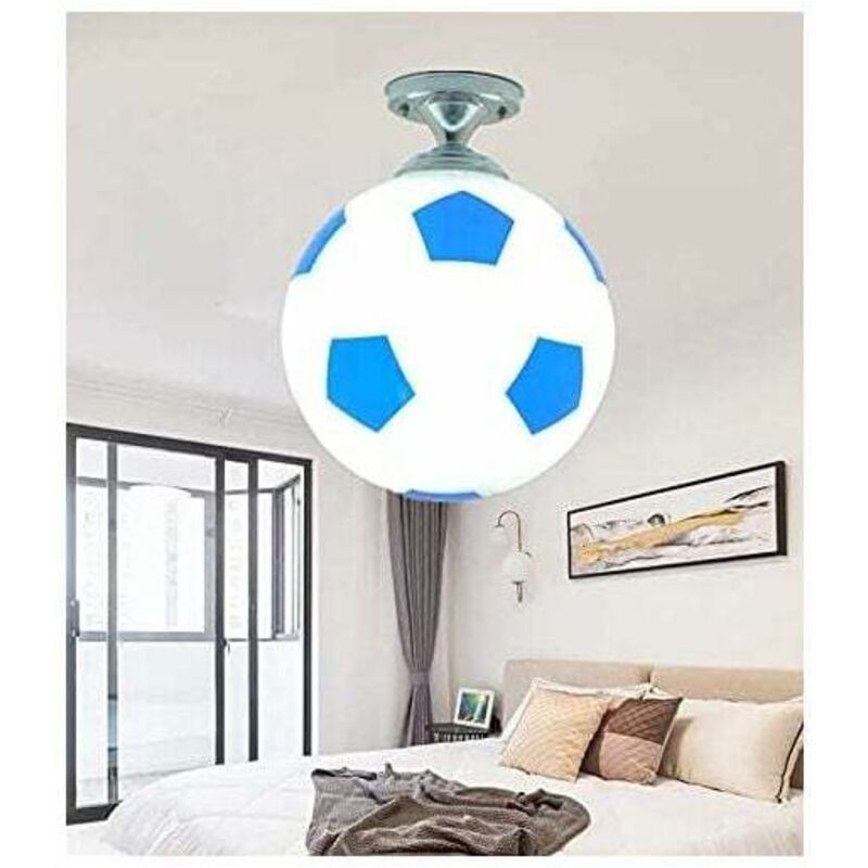 Football Ceiling Light, Children Room Chandelier, Indoor Lighting, Creative Personality Chandelier, Warm Lighting for Living Room, Dining Room, 20 cm โ image 2