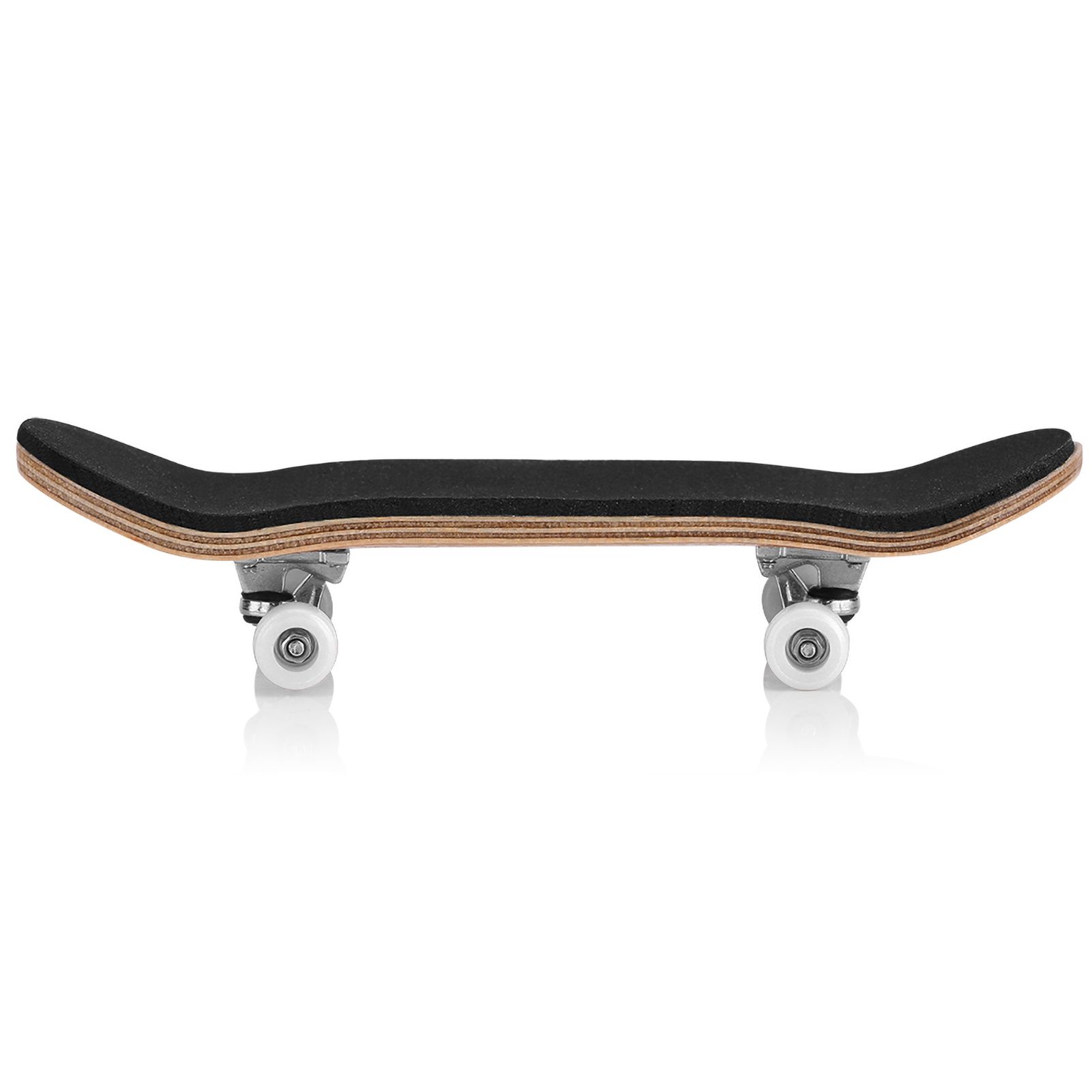1Pc Maple Wooden Alloy Fingerboard Finger Skateboards With Box Reduce Pressure Gifts White — image 5