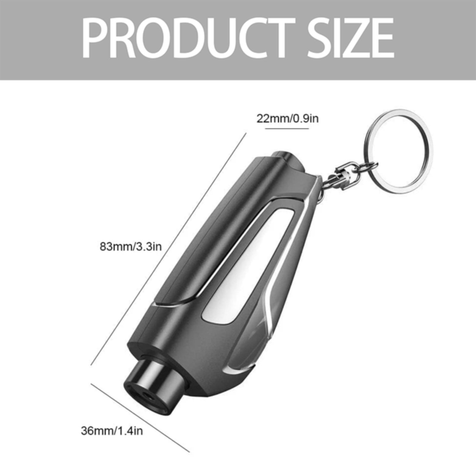 In 1 Car Window Glass Breaker Blue a, 1x Car Window Breaker Car Hammer Mini Window Belt Cutting Multi Functional Escape Hammer God Device Car Emergency Kit One — image 2