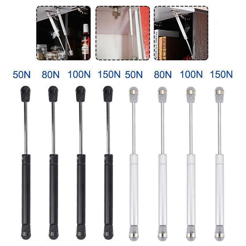 4PCS 60N Gas Strut Kitchen Cabinet Cupboard Door Hinges Stays - Black — image 6