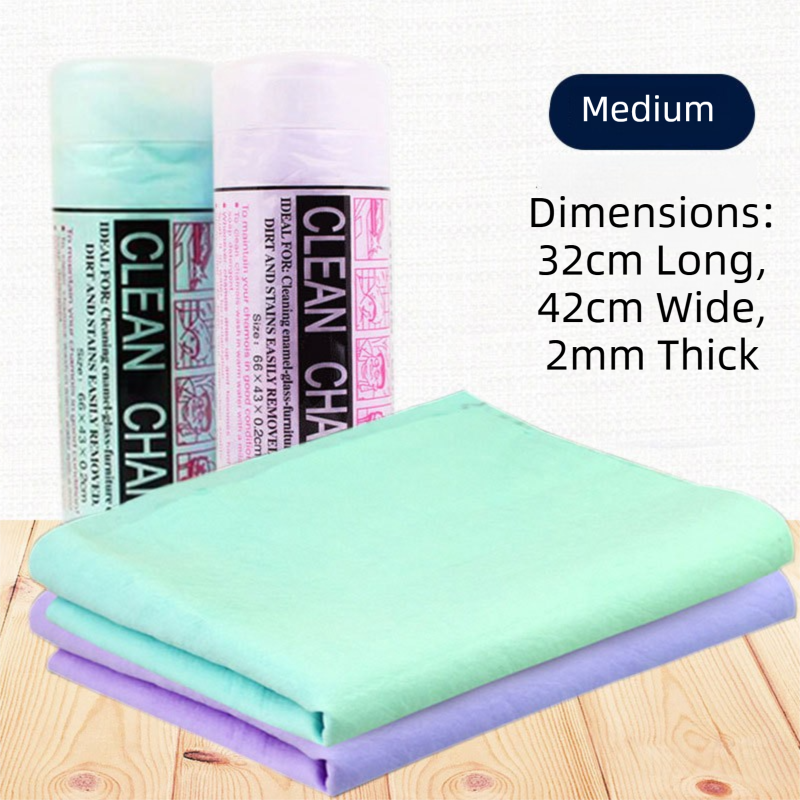 2-Pack Medium Size Super Absorbent Quick Drying Pet Towel with Storage Canister(32 x 42CM) - NonHair-Stick PVA Bath Towel for Dogs & Cats, Random Color β image 2