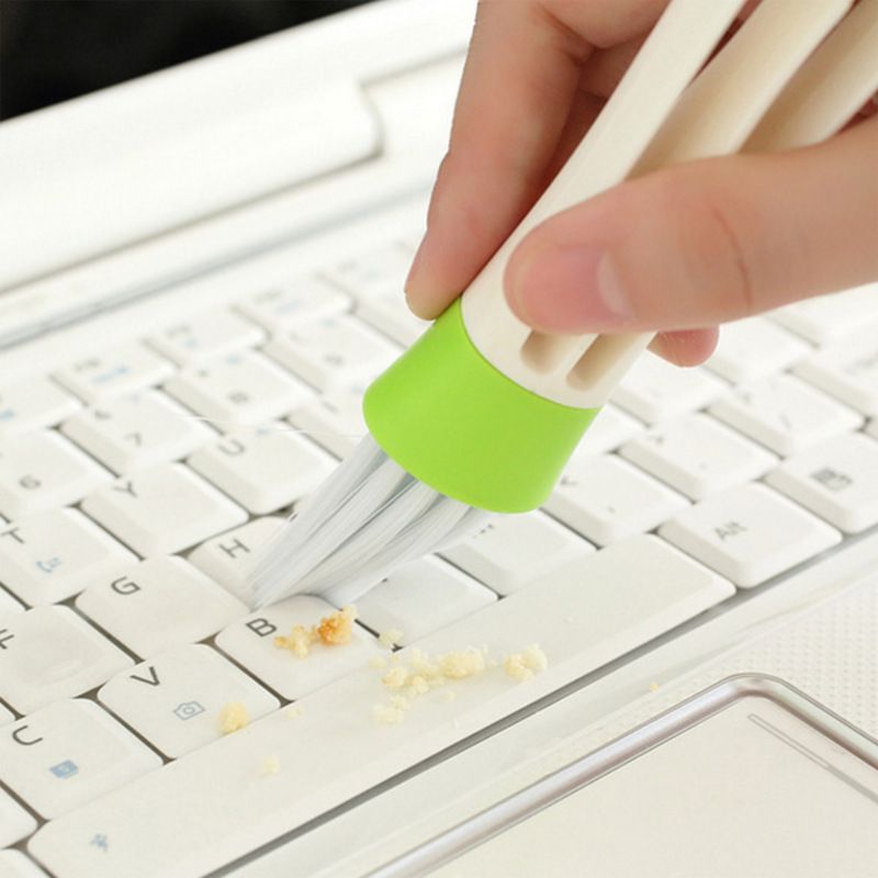 Window Blinds Brush Groove Cleaning Pocket Brush Dual for Car Vent Air Conditioner Cleaner Window Keyboard Cleaner Tool — image 3
