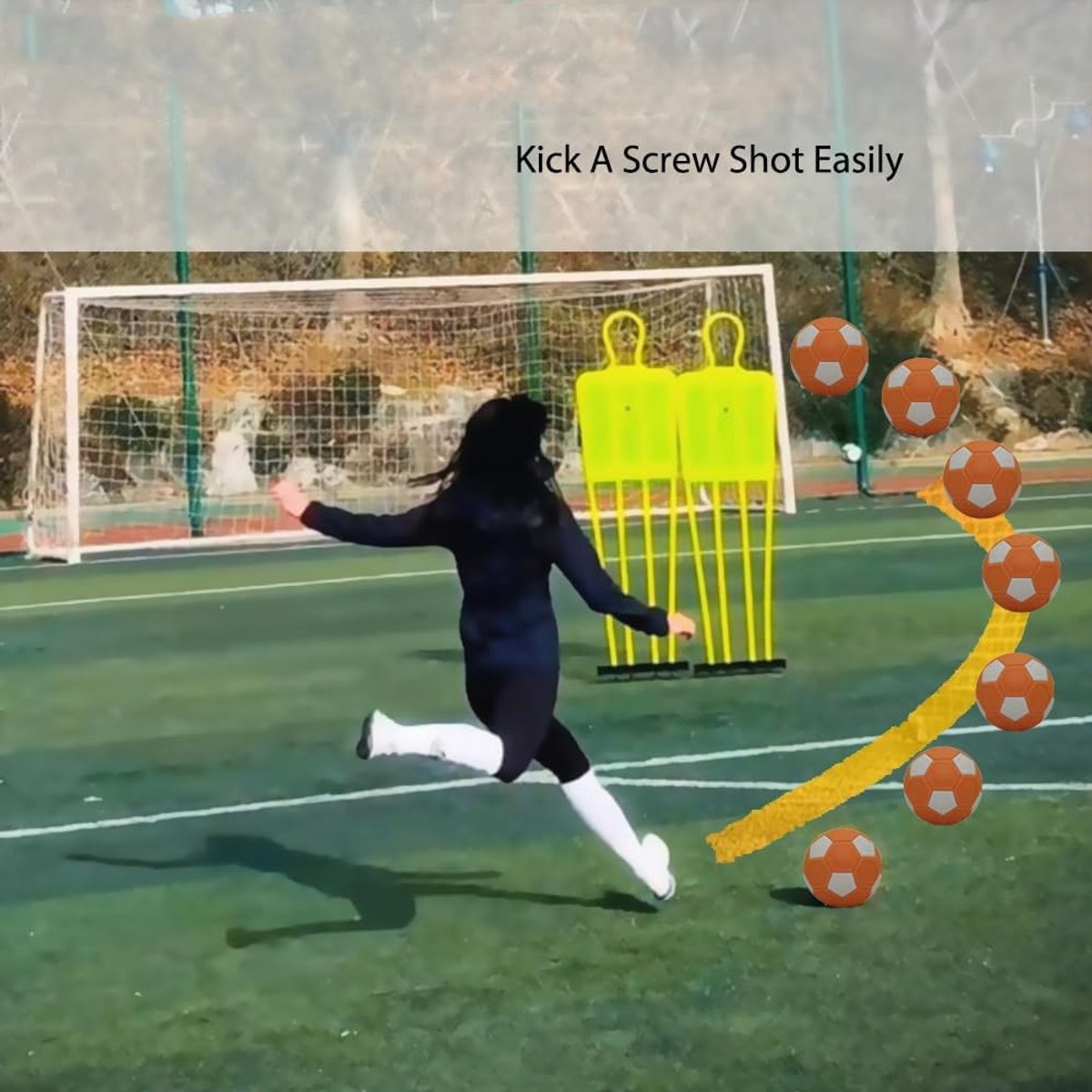 Curveball - Curve ball for outdoor games, 20 cm - fun - ideal gift for children - Soccer ball - Soccer training equipment - Kickerball - Soccer equipment — image 4