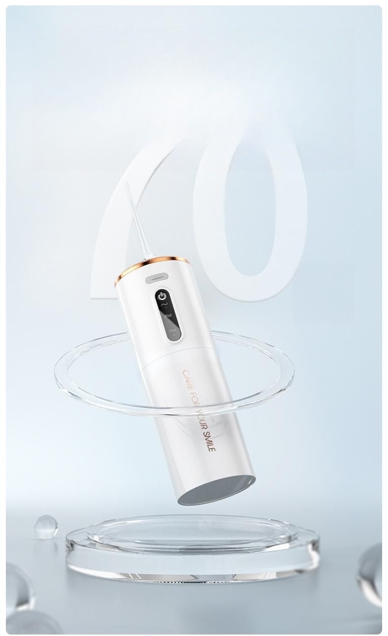 Portable Electric Water Flosser - USB-C Rechargeable, Multiple Modes, Gingival Protection(green) — image 3