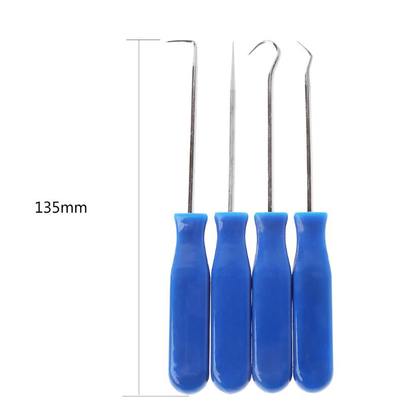 4pcs Precision Pick and Hook Set Includes Precision 90 Degree, Hook, Combination and Straight Hooks and Picks for Mechanics โ image 5
