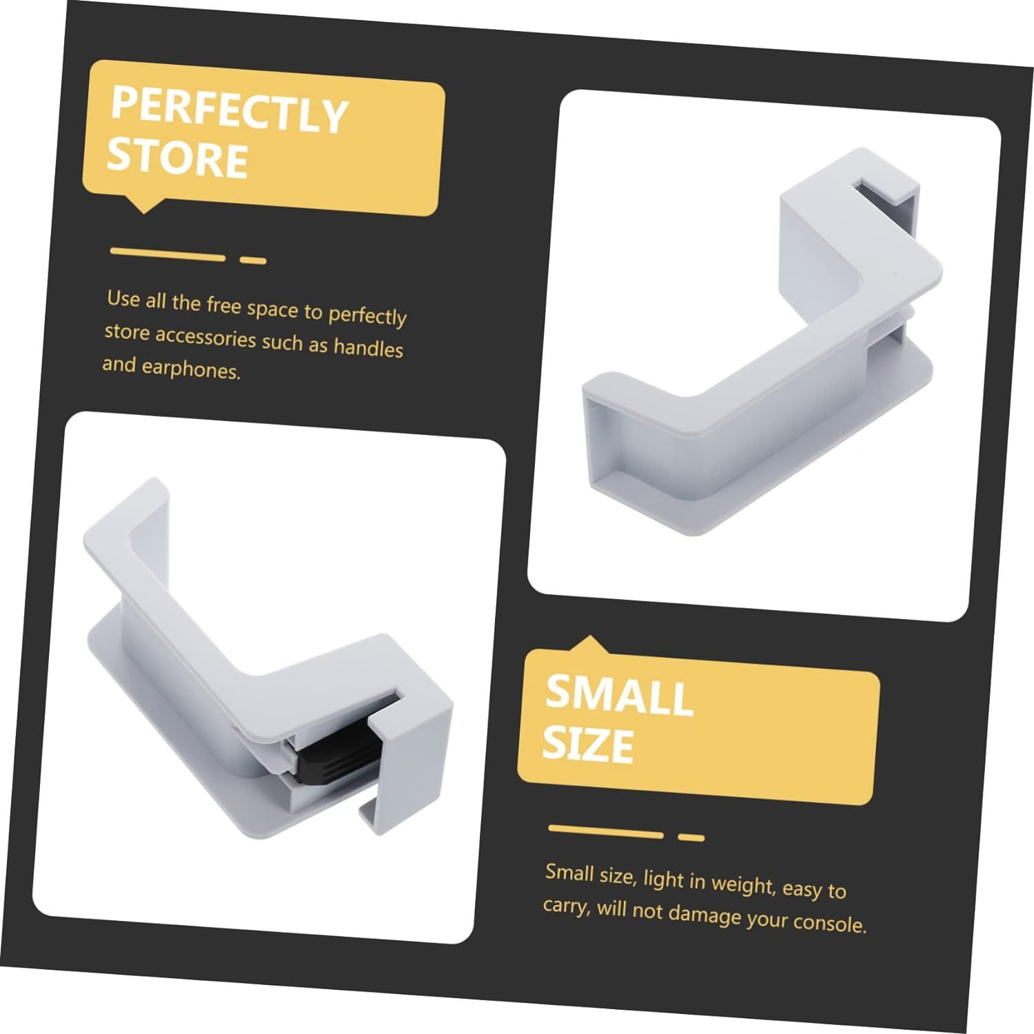 Headphone Stand for PS5 Console, Gaming Headset Hanger Holder Headphone Hook Stand for PS5 durable and long lasting — image 3