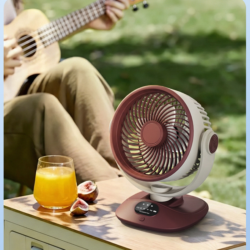 Desktop Oscillating Fan- Red โ image 4