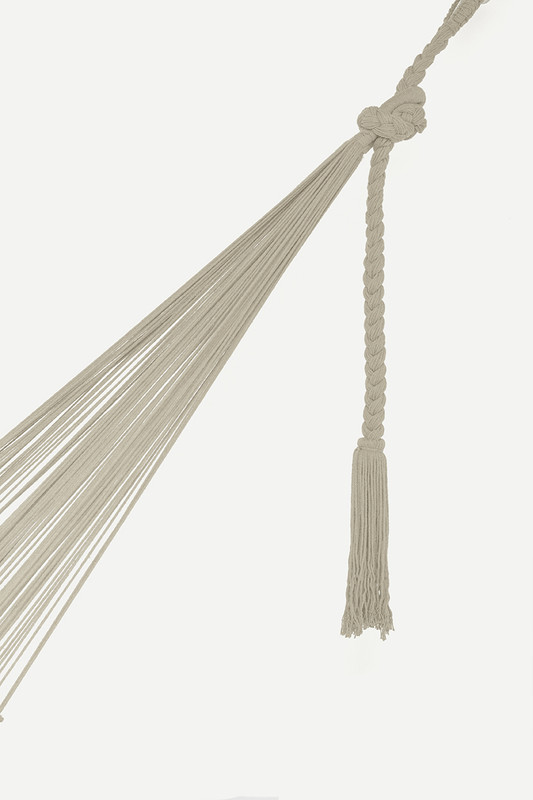 Outdoor undercover cotton Mayan Legacy hammock with hand crocheted tassels King Size Marble โ image 6