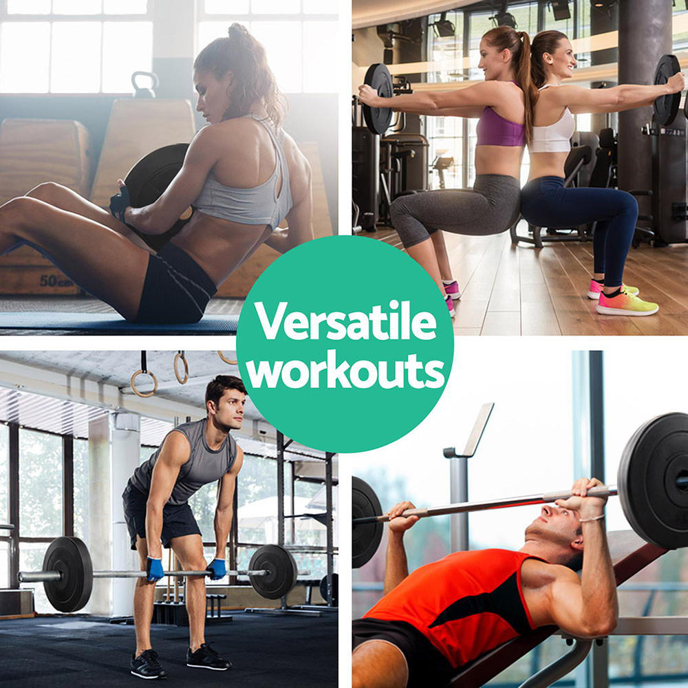 Everfit 40kg Barbell Weight Plates Standard Home Gym Press Fitness Exercise โ image 5