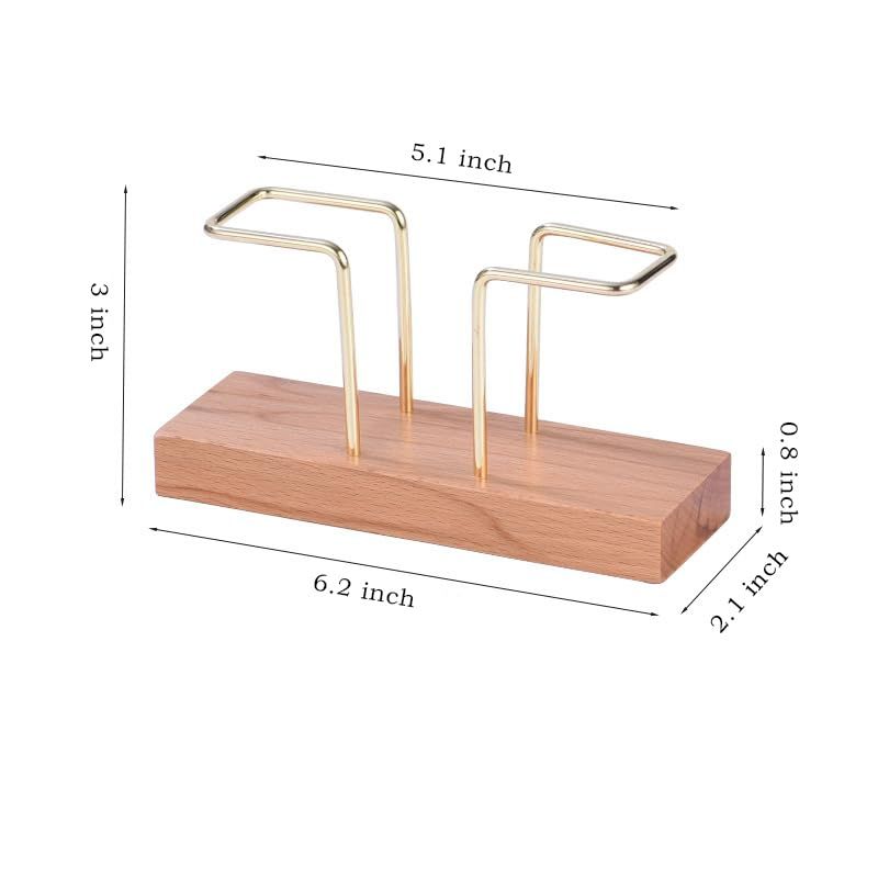 Holder for Table, Farmhouse Napkins Stander with Toothpicks Holder, Wood Napkin Holders for Kitchen, Vertical Napkin Dispenser โ image 2