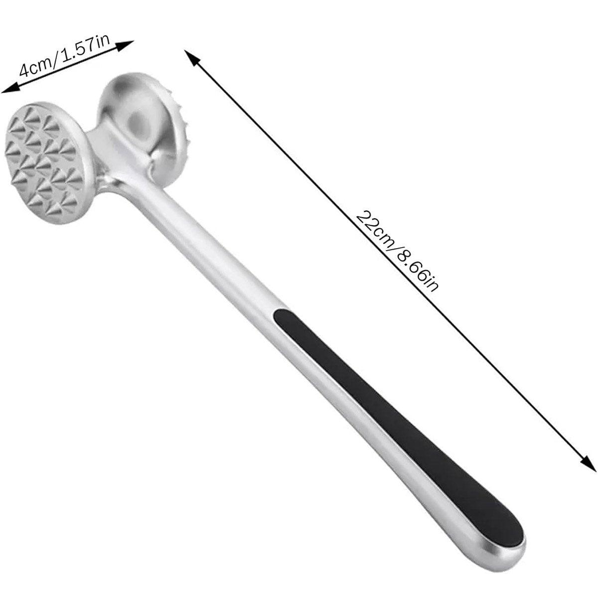 Meat Hammer Kitchen Tenderizing Beating Tool Double Sided Loose Meat Hammer — image 3