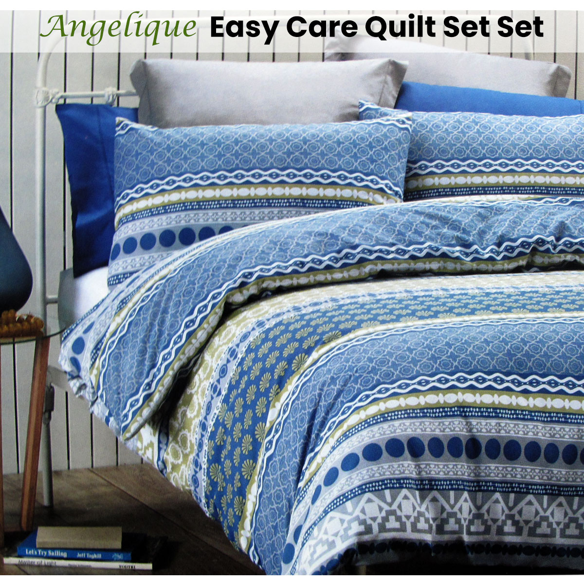 Belmondo Angelique Easy Care Quilt Cover Set King — image 2