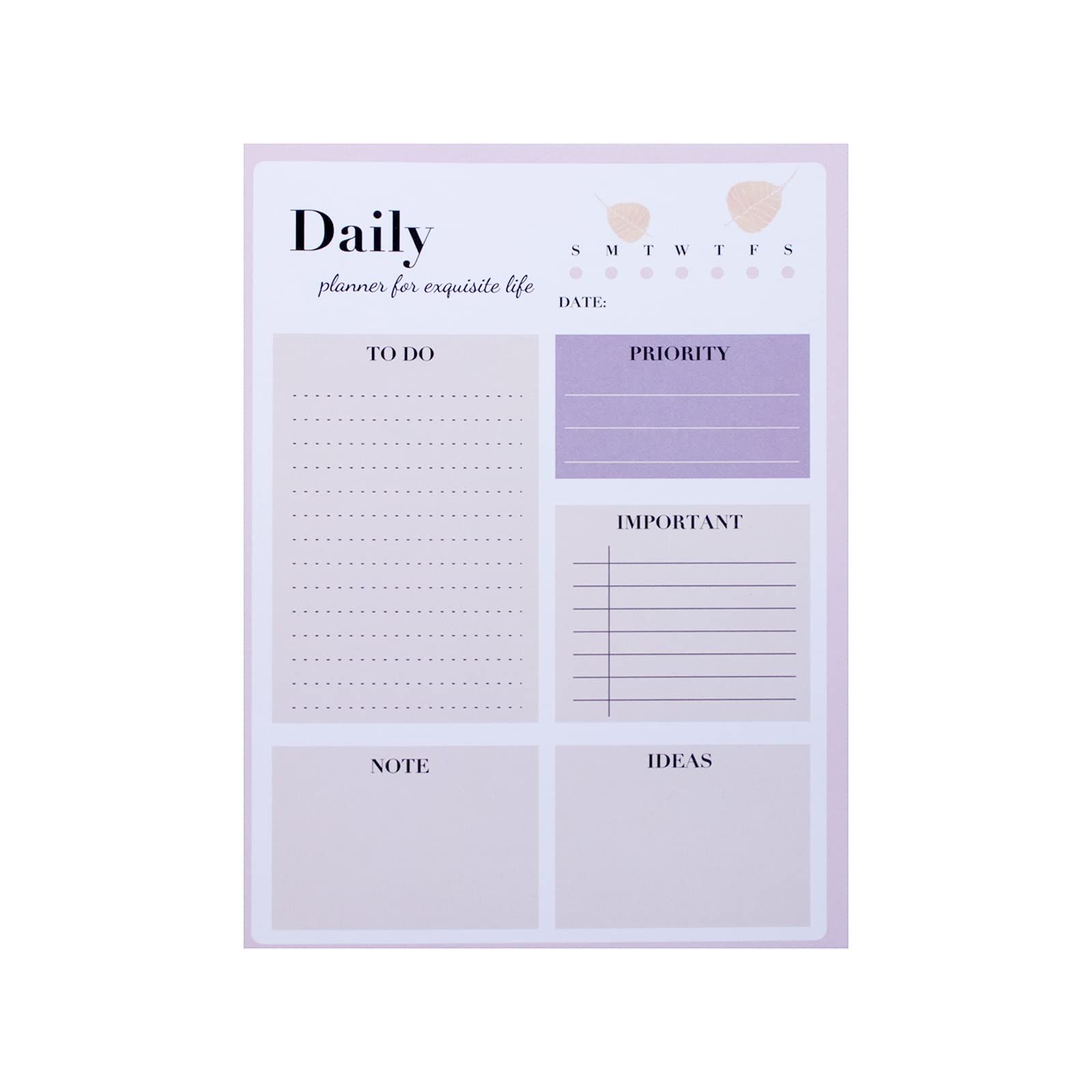 To Do List Notepad, Daily Planner Notepads,To Do Memo Pad for Planning, Tasks, Appointments, Reminders, Habit Tracker,Home, Office