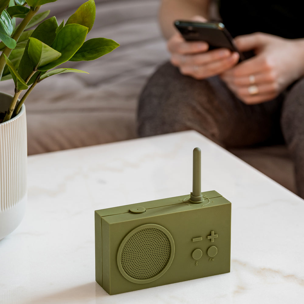 Lexon Thykho 3 Fm Radio & Bluetooth Speaker - Kakhi — image 5