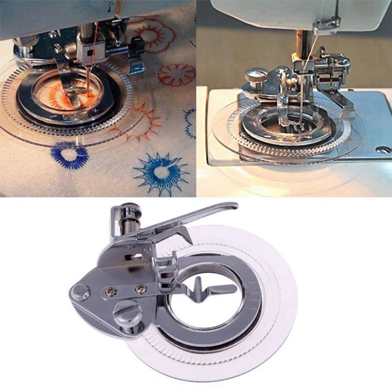 Tool Parts Useful Fancy Flower Stitch Round Stitch Presser Foot Flower Embroidery Foot For Domestic Sewing Machine โ image 5