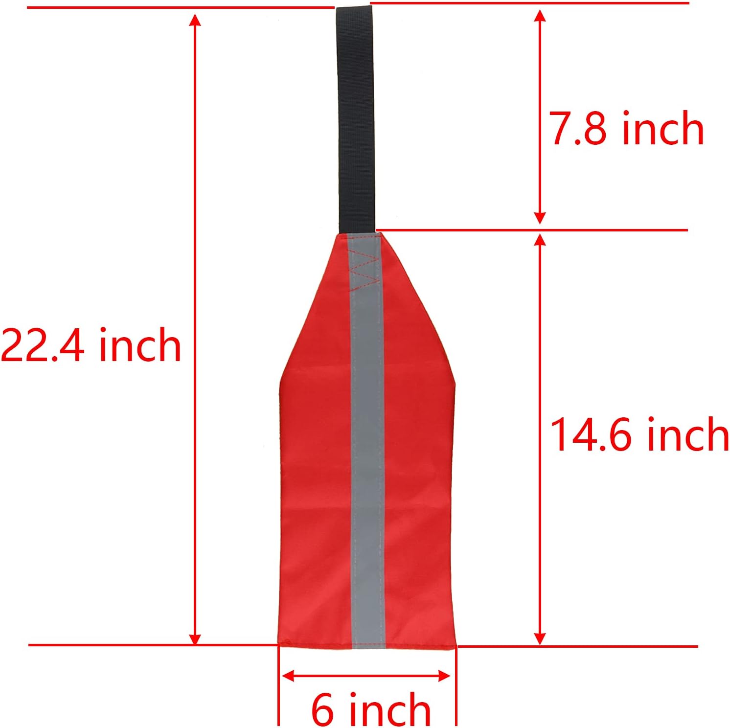 2 Pieces Travel Warning Flag Safety for Kayak โ image 2