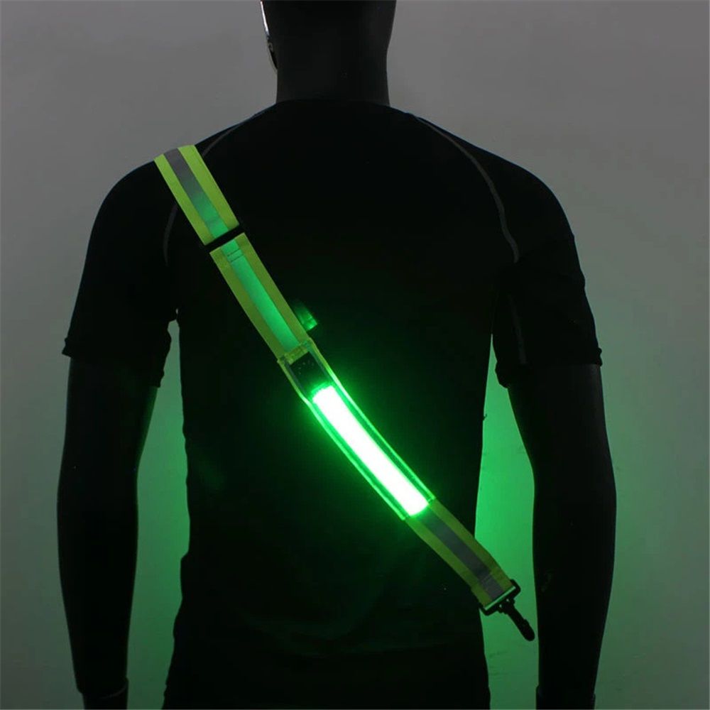 2 pack Reflective Walking Gear, Rechargeable Led Reflective Sash, Adjustable Night Walking Safety Gear, High Visibility Safety Lights for Walking at Night for — image 2