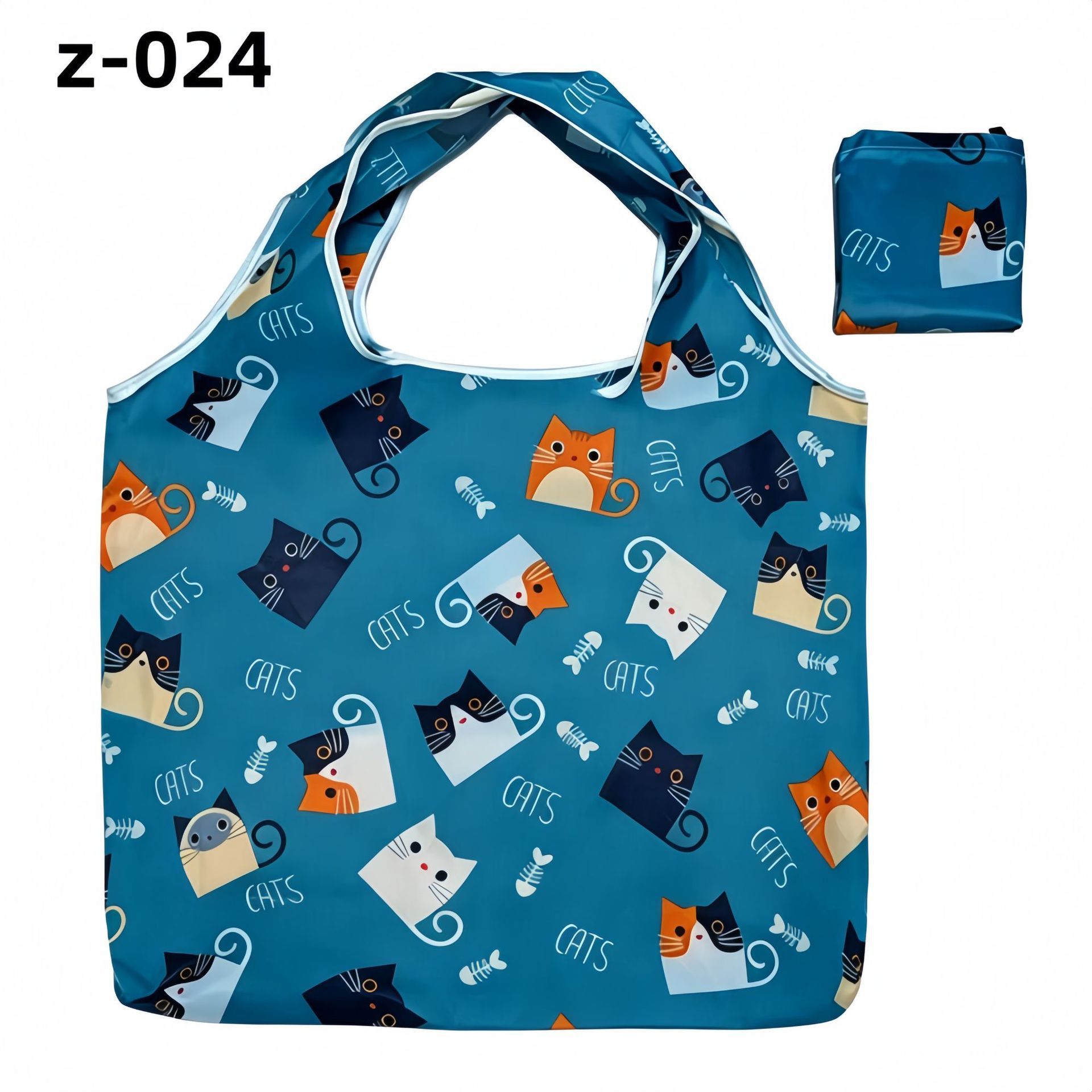 Large Polyester Foldable Shopping Bag 190T Z-024