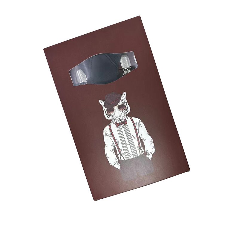 European Fan 6 Clip Men Suspenders Polyester Adjustable Printing: 3 โ image 4