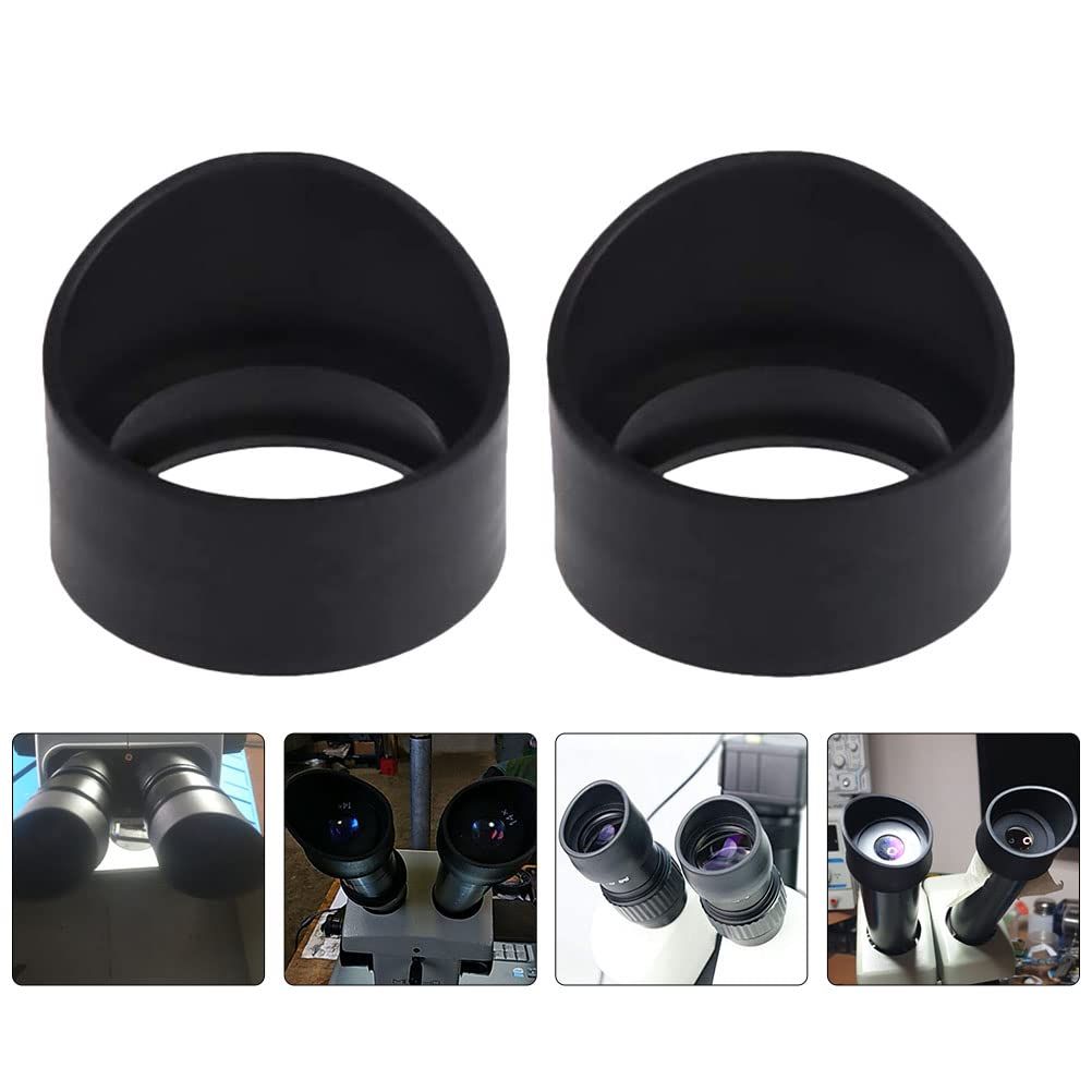 2 Pcs Microscope eyeshield Microscope Eye Cups Binocular eyecups Eyepiece Guards Eyepiece Cover Eye Shield Cup binoculares