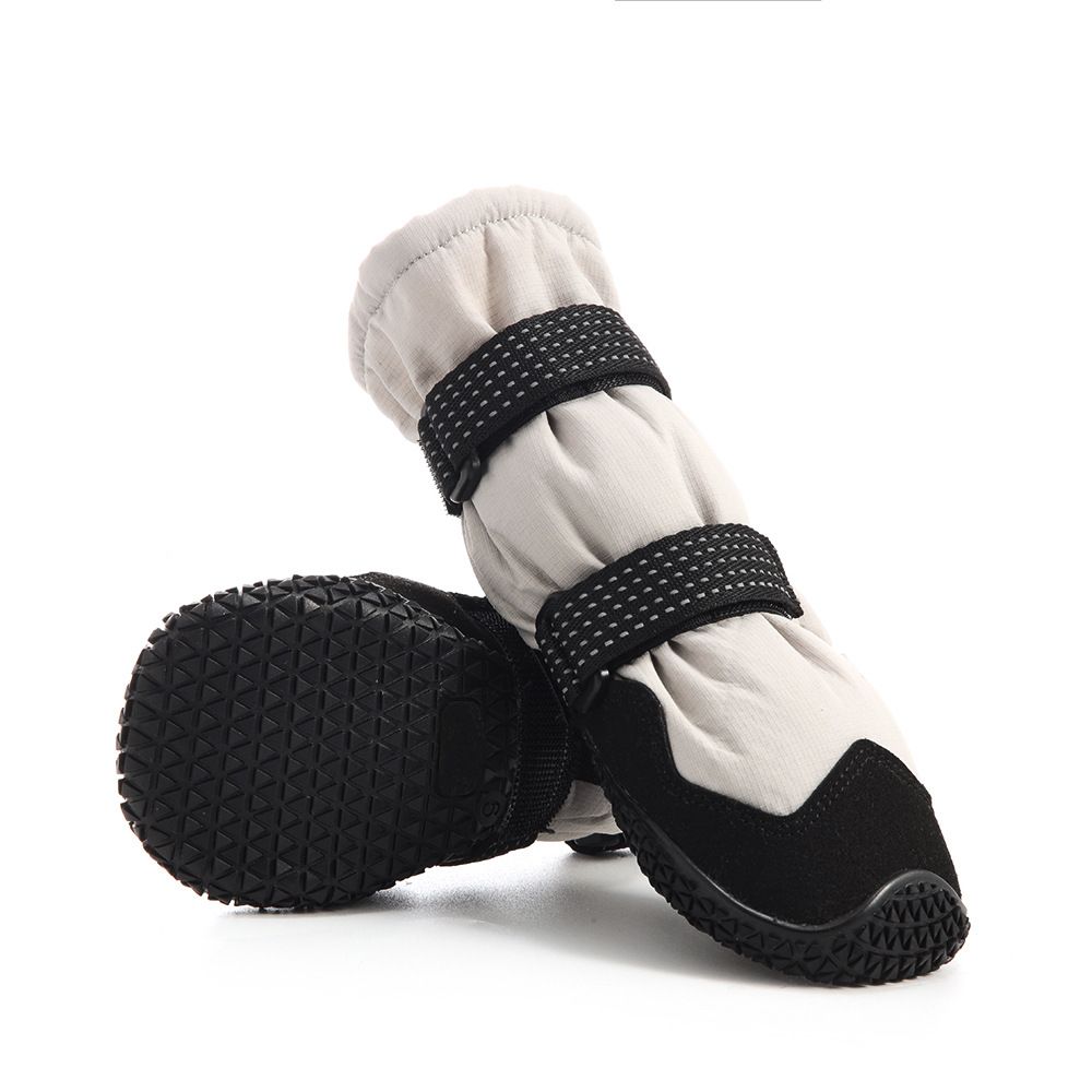Winter Dog Snow Boots with Warm Lining, Dog Shoes for Large Small Medium Dogs, Dog Booties and Paw Protectors, Anti-Slip Dog Shoes with Reflective for Snow — image 2