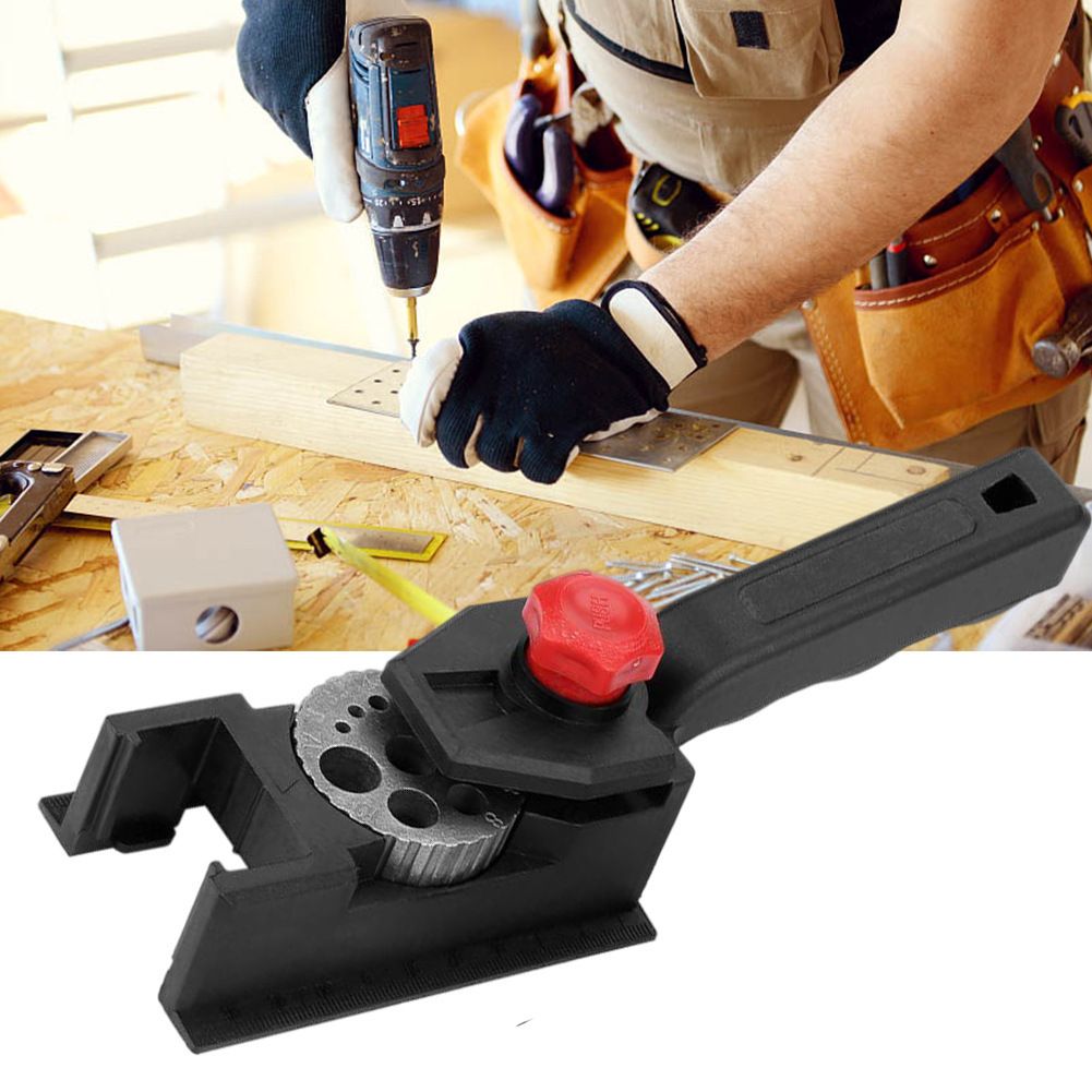 3-12mm Drilling Guide Wood Dowel Straight Hole Woodworking Carpentry Positioner Locator Tool for Both Furniture Factory โ image 4