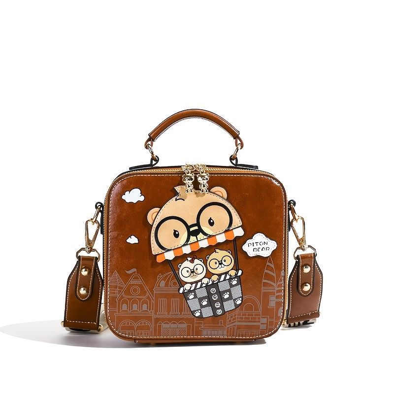 Cartoon Crossbody Bag Cute Handbag High-Quality Bag Australia Stylish Accessory - Pink - Size L — image 5
