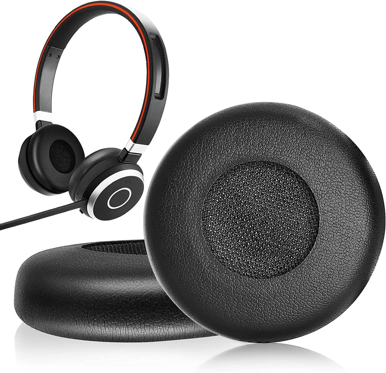 1 pairs Ear Pads Replacement Earpads Cover Cushions Compatible with Headset, All-Day Comfort Design, Memory Foam — image 5