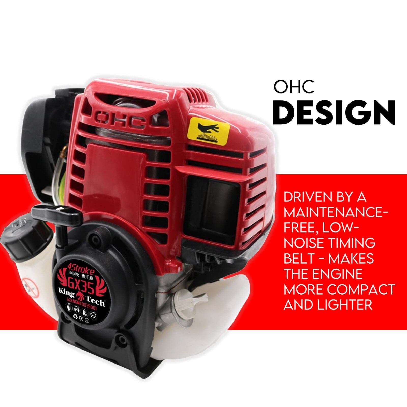4 Stroke Engine Honda GX35 Copy Motor Brushcutter Trimmer Brush Cutter β image 4