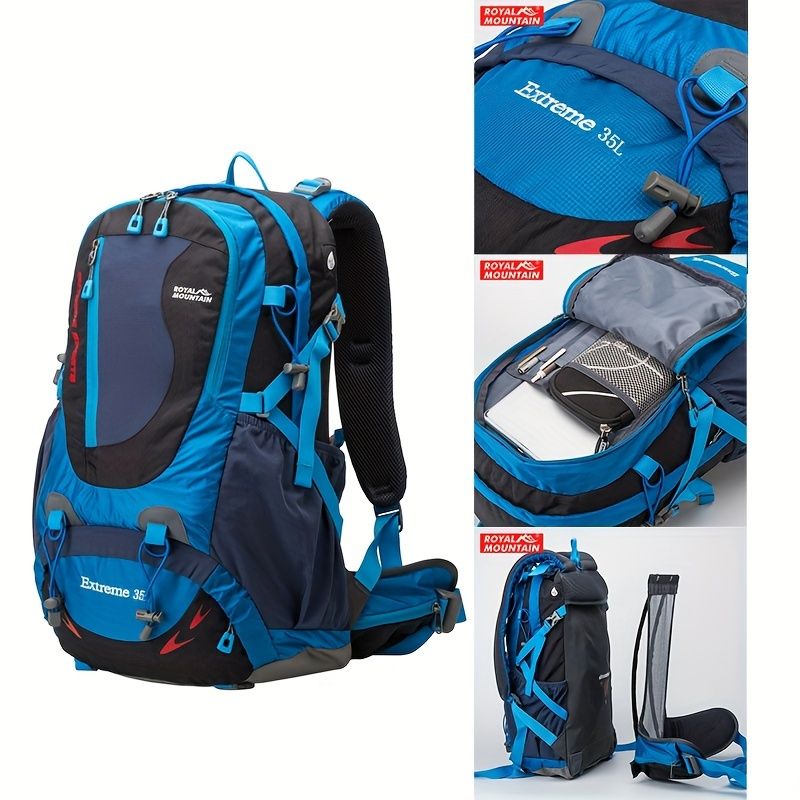 Green Orange Blue Black Royal Mountain backpack — image 6