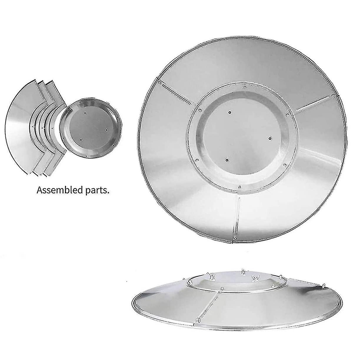 Patio Heater Reflector Plate, Outdoor Propane Heater Replacement Part - Top Dome, 3-Hole Mount, 3-'-UU โ image 5