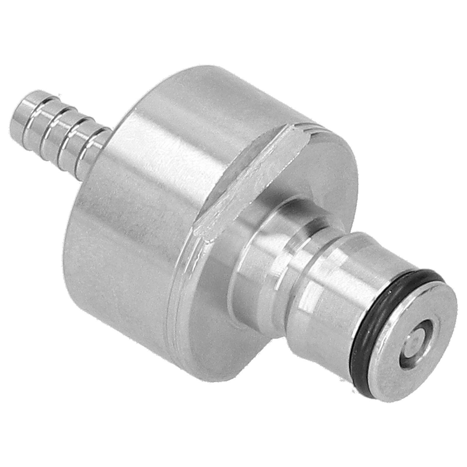 Stainless Steel Carbonation Cap with 5/16in Barb Ball Lock Type Fit Soft PET Bottle Beer Making — image 2