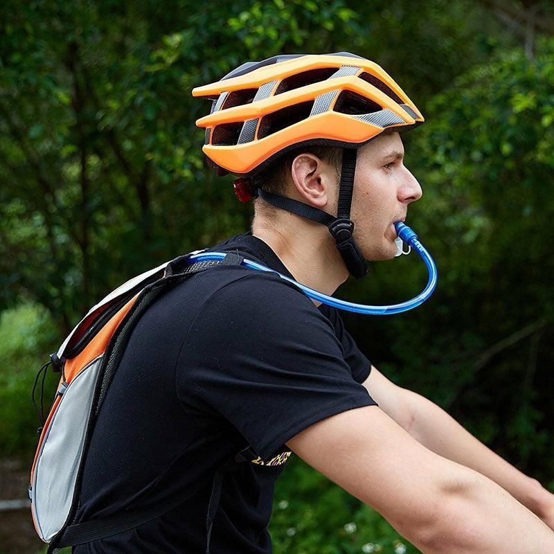 Hydration Pack Backpack Bag with 2L Water Bladder for Hiking Camping Cycling Running - Orange — image 5