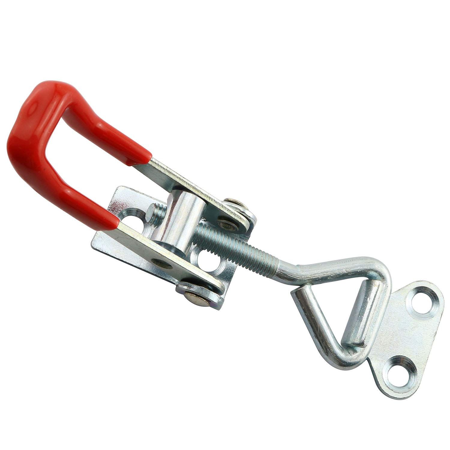 4pcs Toggle Latch Clamp, Stainless Steel Pull Hasp Latches, Quick Release Hand Tool Toggle Clamp for Smoker Lid Jig — image 3