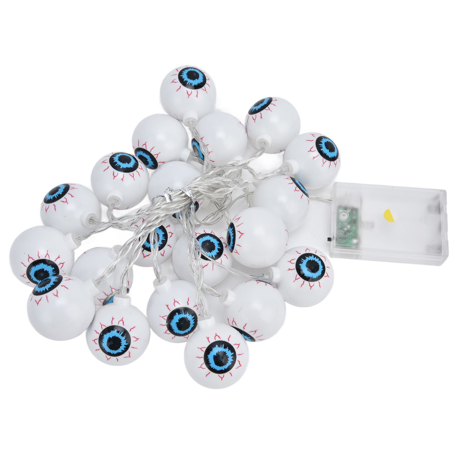 20LED String Light 9.8ft Halloween Ghost Eyeball String Light Bedroom Christmas String Light for Festival Decoration — image 2