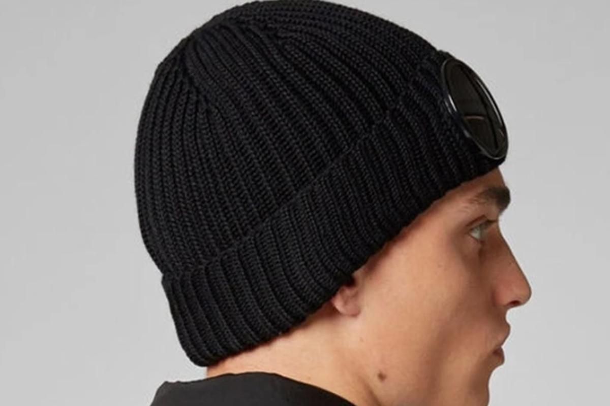 Winter Ski Hat with Goggles - Thermal Knit Beanie for Men & Women - Black — image 4