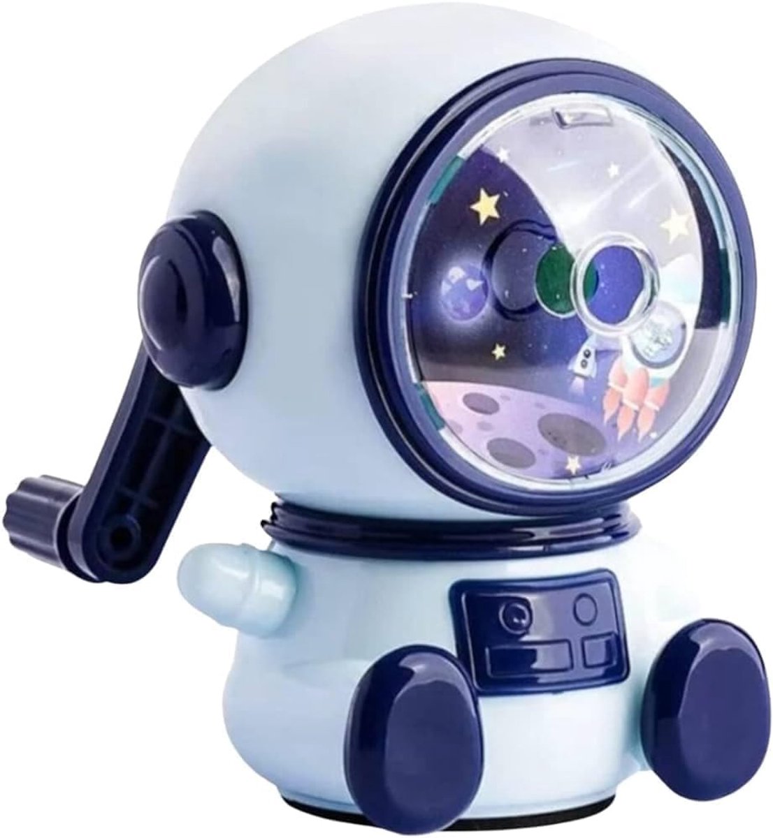 Manual pencil sharpener - Cute child-style stationery with a space theme - durable - easy to use - suitable for school, office, and home — image 2