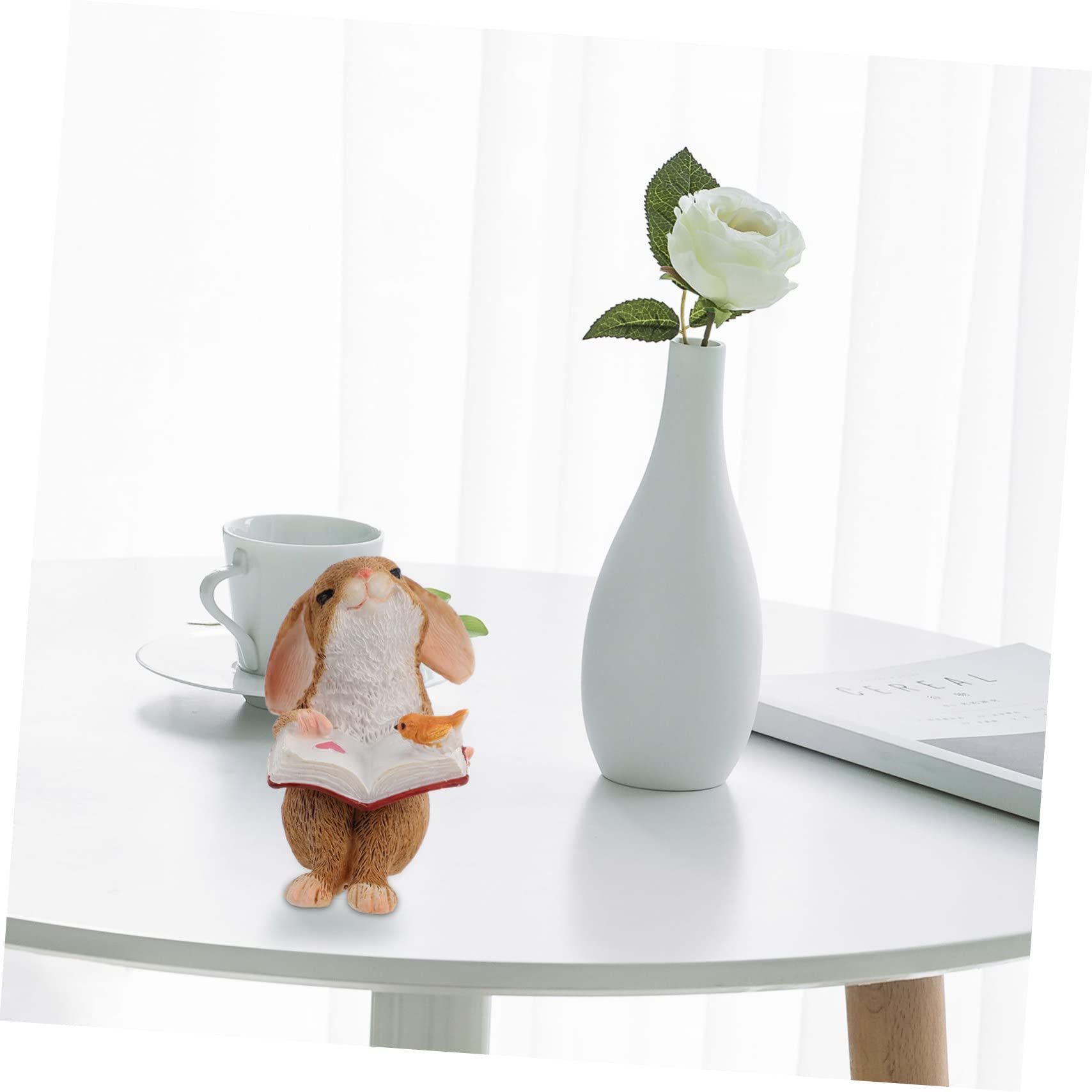 Live Festival Rabbit Mini Rabbit Decoration Fairy Statue Rabbit Desktop Decoration Rabbit Home Decoration Rabbit Statue — image 3