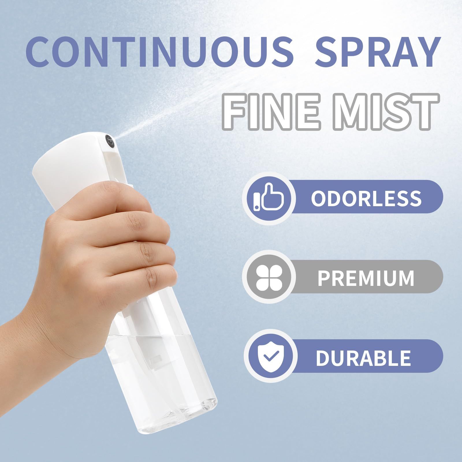 Airless Fine Spray Mister for Plants - Ultra Fine Water Mister, Easily Refillable, Best Spray Bottle for Houseplant Care โ image 4