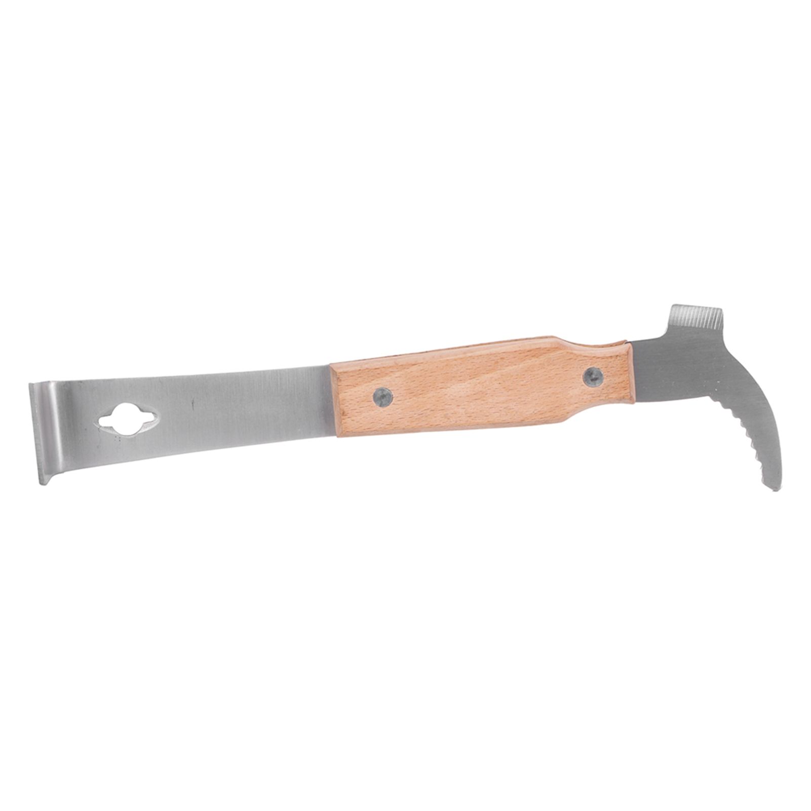 Honey Scraper Stainless Steel Beehive Honey Knife Cutter with Wood Handle Beekeeping Tool — image 5
