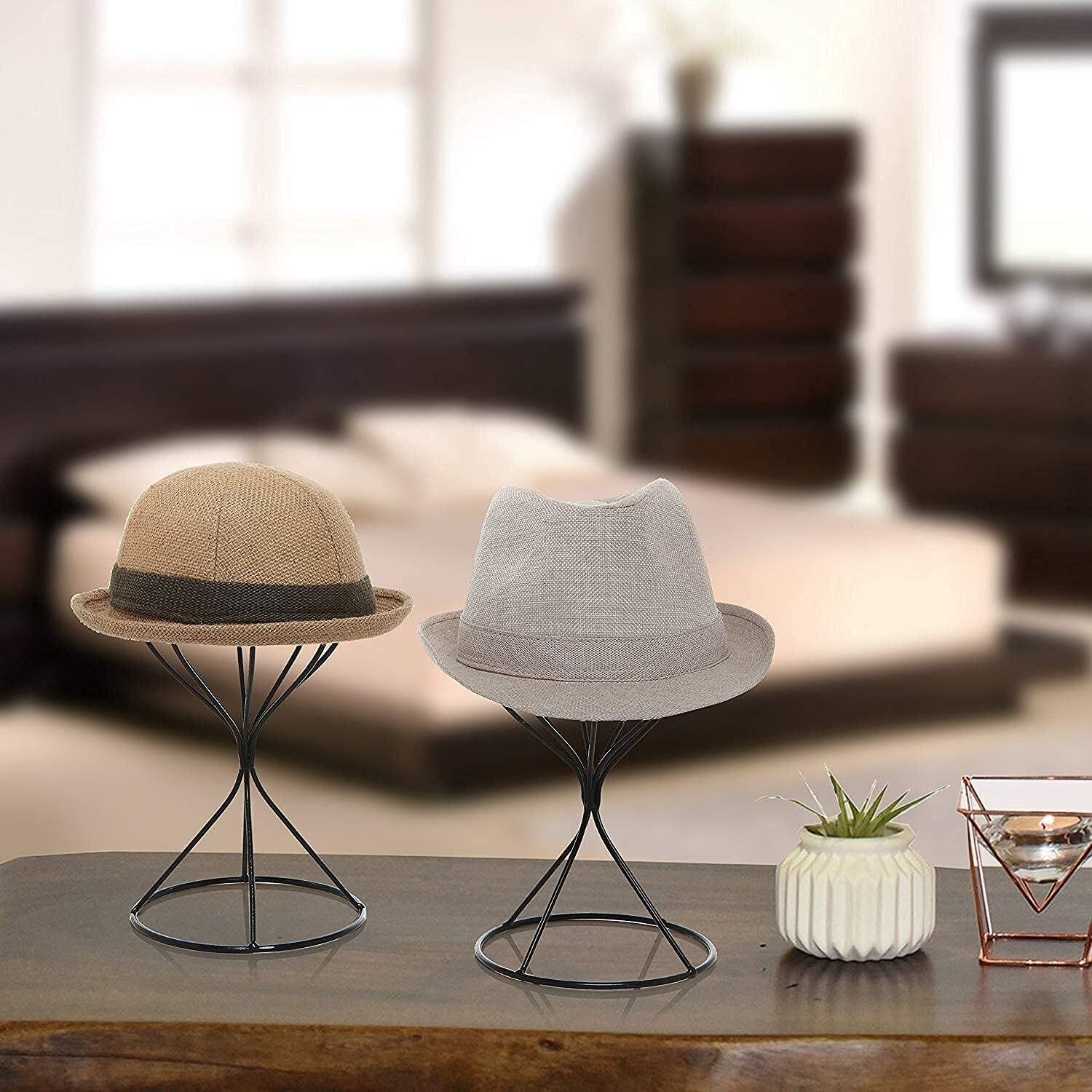 Metal Wig Stand Holder Hat Stand Display — image 2